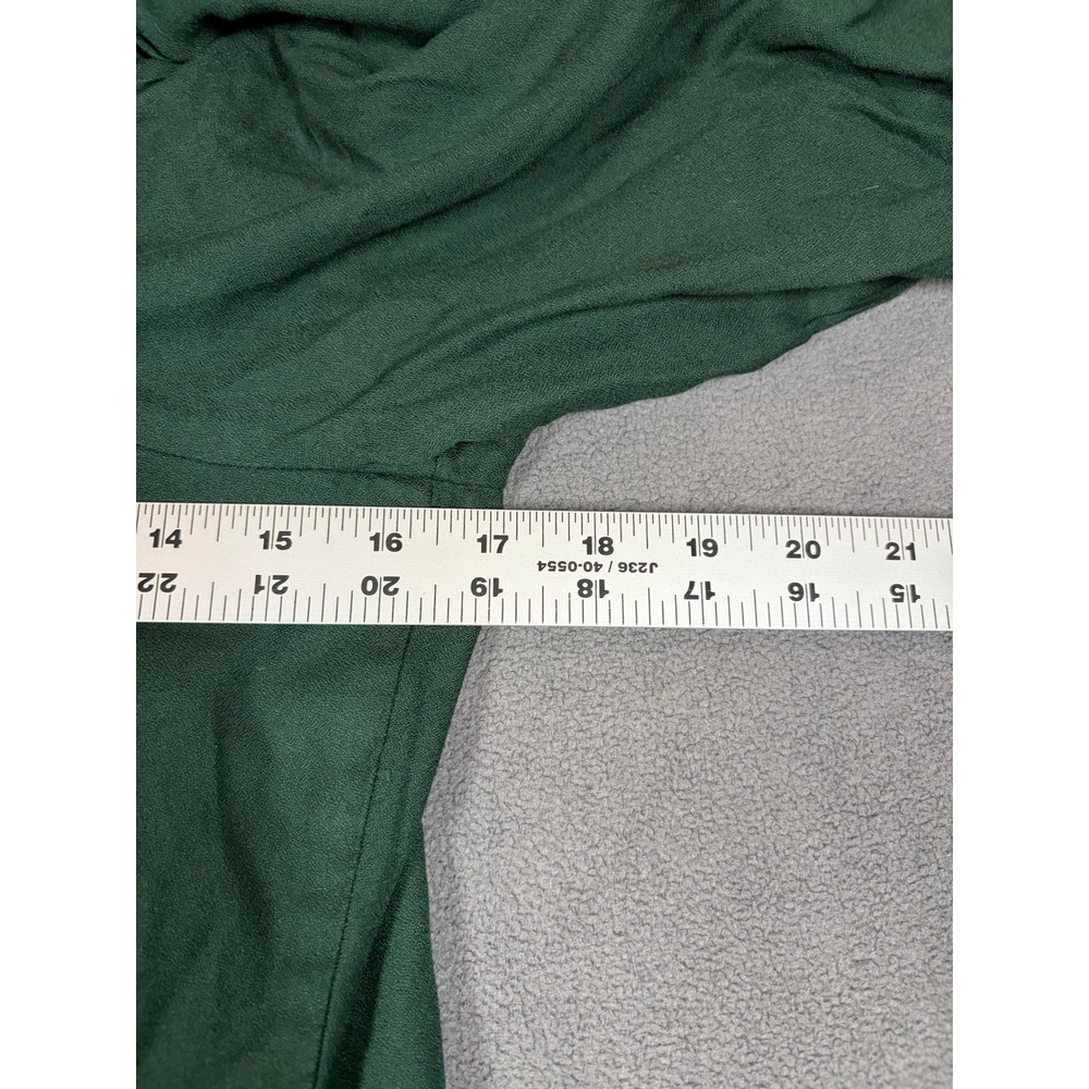 Old Navy Midi Dress Womens Medium Green Smocked Puff Sleeve Square Neck - Picture 4 of 5